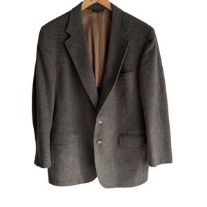 DOWNING STREET Jack Henry Herringbone Wool Mens Blazer Sports‎ Coat